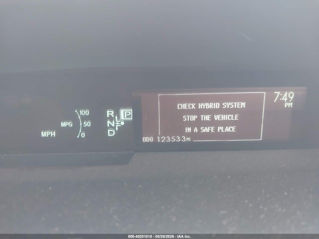 2012 Toyota Prius Two მანქანა იყიდება აუქციონზე, vin: JTDKN3DU8C1492820, აუქციონის ნომერი: 45201018