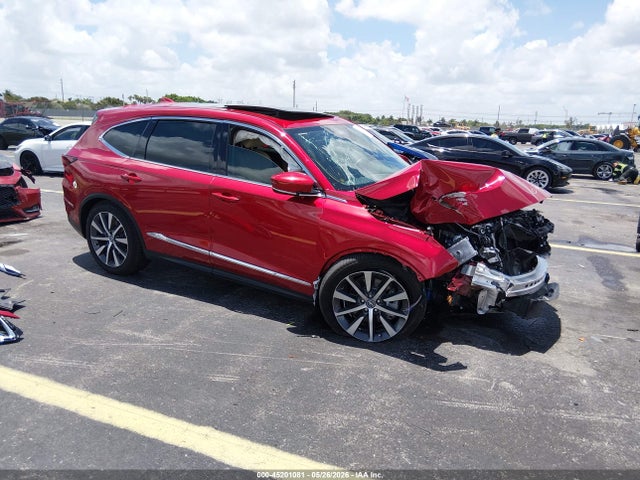 2025 Acura Mdx Technology Package მანქანა იყიდება აუქციონზე, vin: 5J8YD9H45SL004499, აუქციონის ნომერი: 45201081