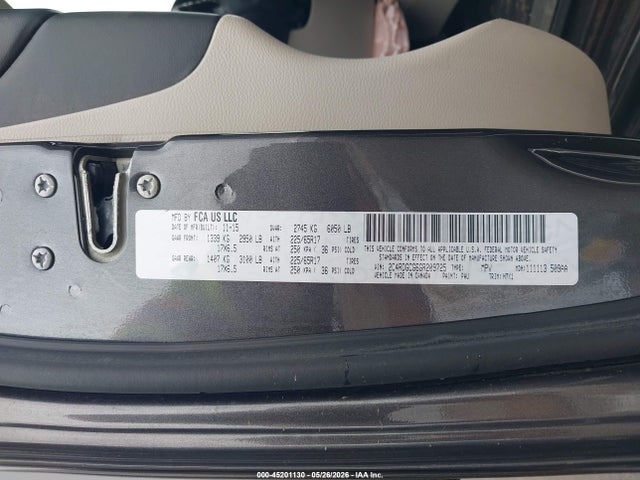 Dodge Grand Caravan Sxt 2016 2C4RDGCG6GR209725 Image 9