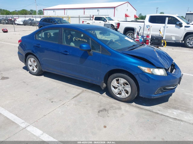 Продажа на аукционе авто 2013 Honda Civic Lx, vin: 2HGFB2F50DH503730, номер лота: 45201256