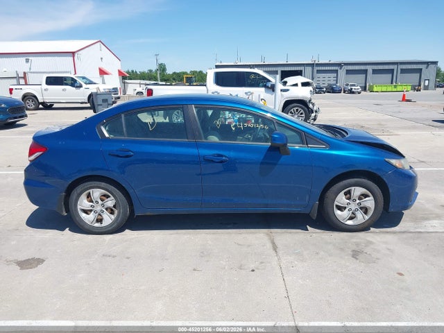 Продажа на аукционе авто 2013 Honda Civic Lx, vin: 2HGFB2F50DH503730, номер лота: 45201256