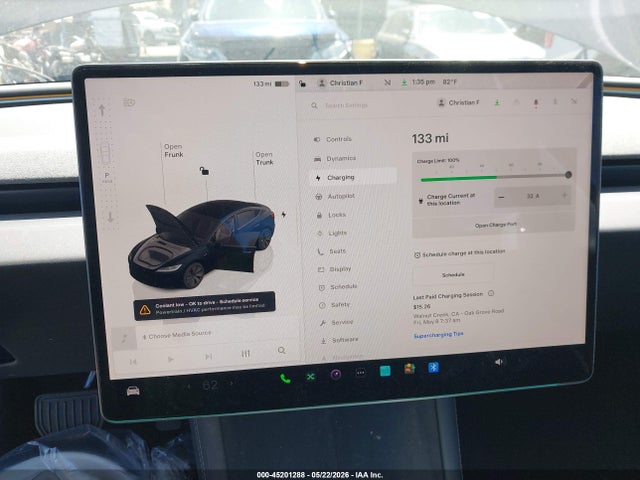Продажа на аукционе авто 2024 Tesla Model 3 Long Range Dual Motor All-wheel Drive/rear-wheel Drive, vin: 5YJ3E1EA3RF737696, номер лота: 45201288