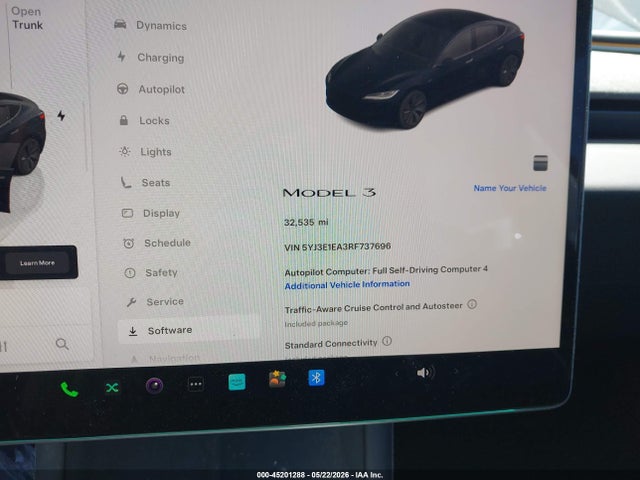 Продажа на аукционе авто 2024 Tesla Model 3 Long Range Dual Motor All-wheel Drive/rear-wheel Drive, vin: 5YJ3E1EA3RF737696, номер лота: 45201288