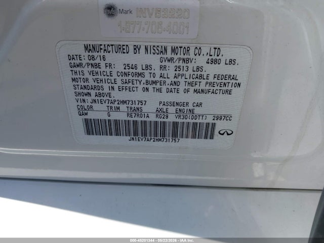 JN1EV7AP2HM731757 Infiniti Q50 3.0t Premium