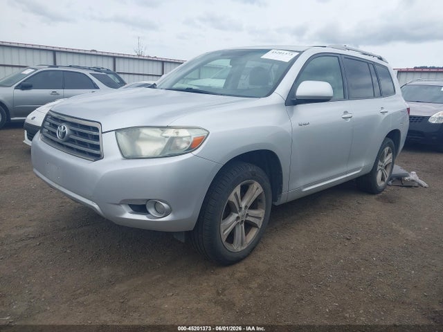 2008 Toyota Highlander Sport მანქანა იყიდება აუქციონზე, vin: JTEES43A482035681, აუქციონის ნომერი: 45201373