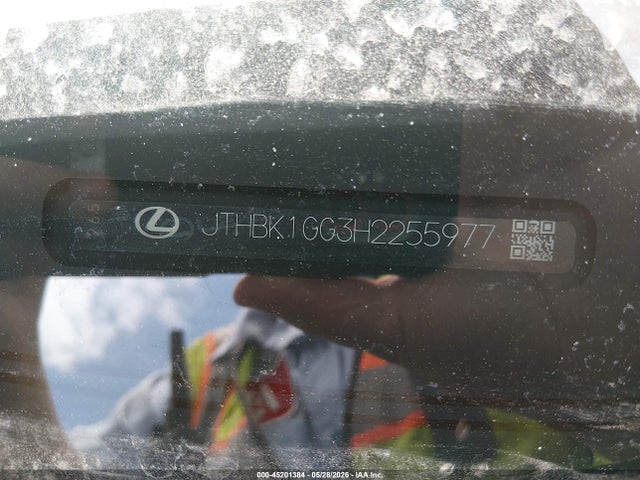 JTHBK1GG3H2255977 Lexus ES 350