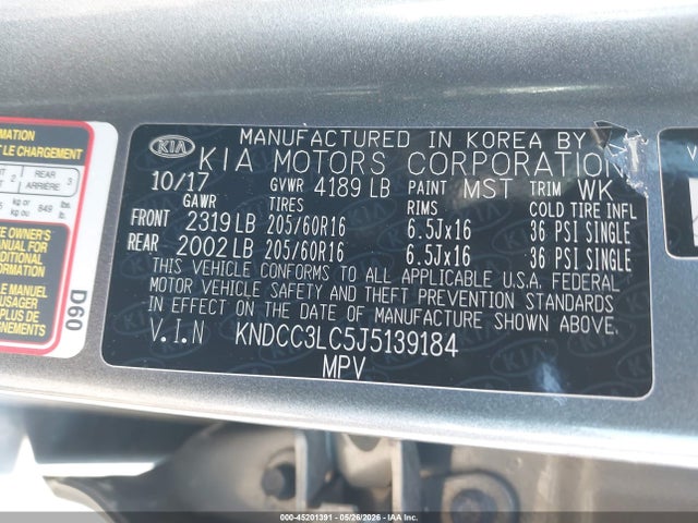 KIA NIRO EX 2018 KNDCC3LC5J5139184 Image 9
