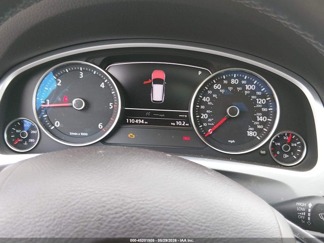 Aukcja sprzedaży 2011 Volkswagen Touareg Tdi Lux, vin: WVGFK9BP9BD003912, numer aukcji: 45201505