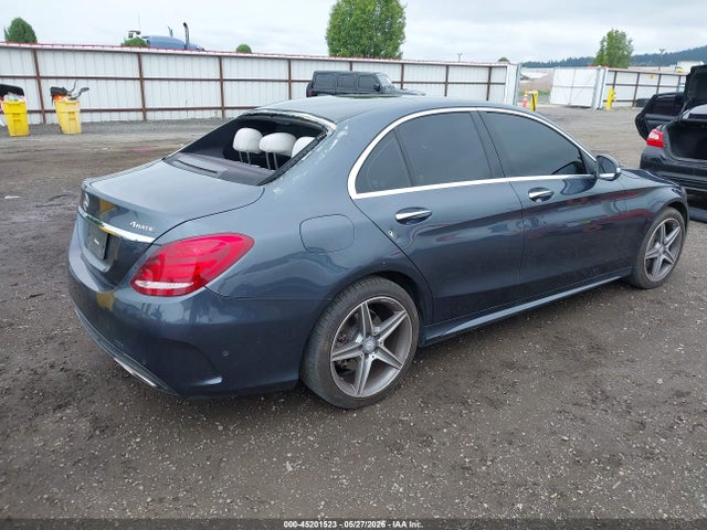 2015 Mercedes-benz C 300 Sport 4matic მანქანა იყიდება აუქციონზე, vin: 55SWF4KB0FU020160, აუქციონის ნომერი: 45201523