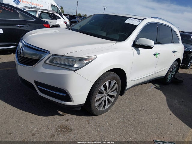 Aukcja sprzedaży 2016 Acura Mdx Technology   Acurawatch Plus Packages/technology Package, vin: 5FRYD4H49GB020487, numer aukcji: 45201599