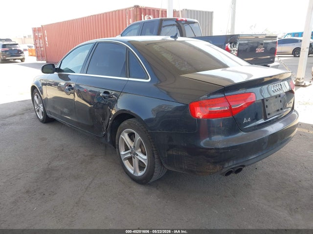 2013 Audi A4 2.0t Premium მანქანა იყიდება აუქციონზე, vin: WAUAFAFL4DN044437, აუქციონის ნომერი: 45201606