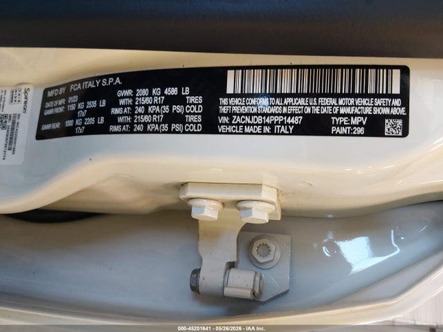 Jeep Renegade Latitude 4x4 2023 ZACNJDB14PPP14487 Image 9