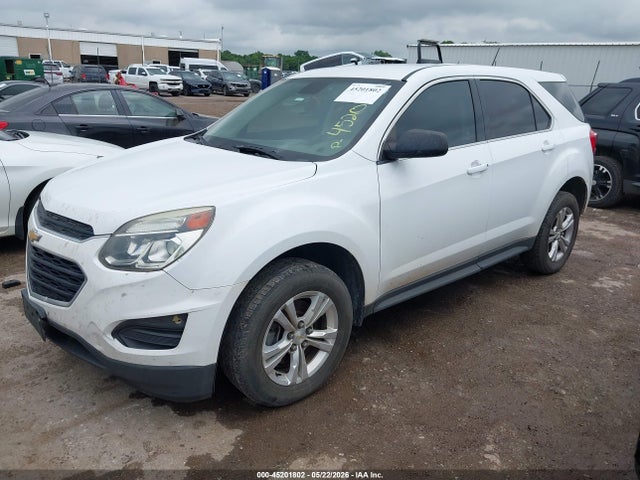 45201802 :رقم المزاد ، 2GNALBEK7G6333600 vin ، 2016 Chevrolet Equinox Ls مزاد بيع