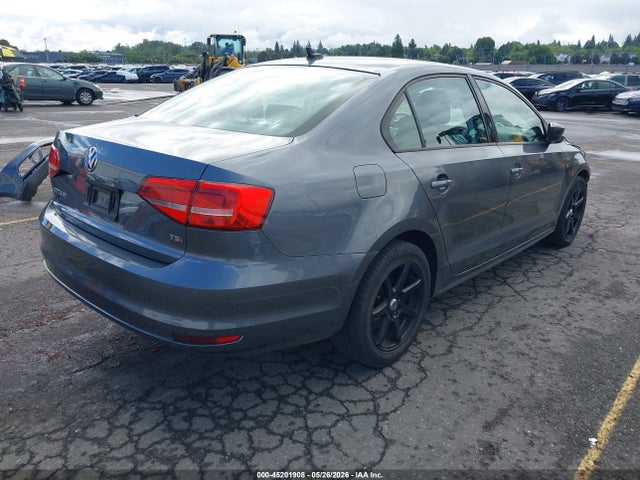 45201908 :رقم المزاد ، 3VWD17AJXFM355808 vin ، 2015 Volkswagen Jetta 1.8t Se مزاد بيع