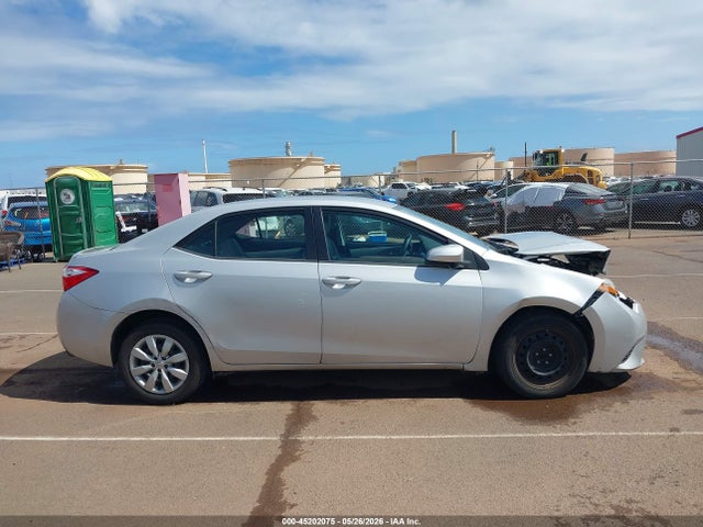 Aukcja sprzedaży 2016 Toyota Corolla Le, vin: 5YFBURHE3GP439677, numer aukcji: 45202075