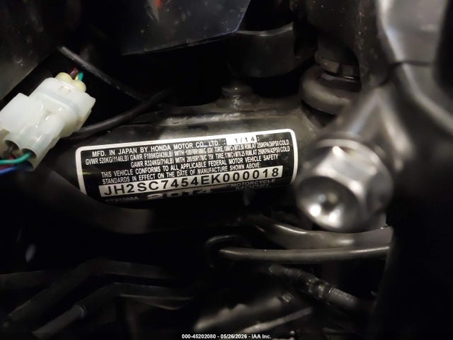 JH2SC7454EK000018 Honda Ctx1300 A