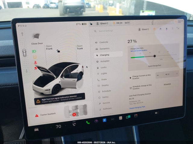 Auction sale of the 2026 Tesla Model Y All-wheel Drive/long Range Launch Series/premium All-wheel Drive, vin: 7SAYGDEE1TF406338, lot number: 45202086