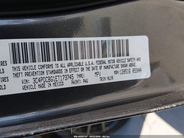 Dodge Journey Sxt 2014 3C4PDCBG1ET173745 Image 9