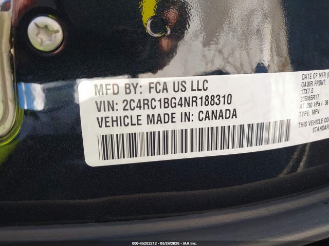 Chrysler Pacifica Touring L 2022 2C4RC1BG4NR188310 Image 9