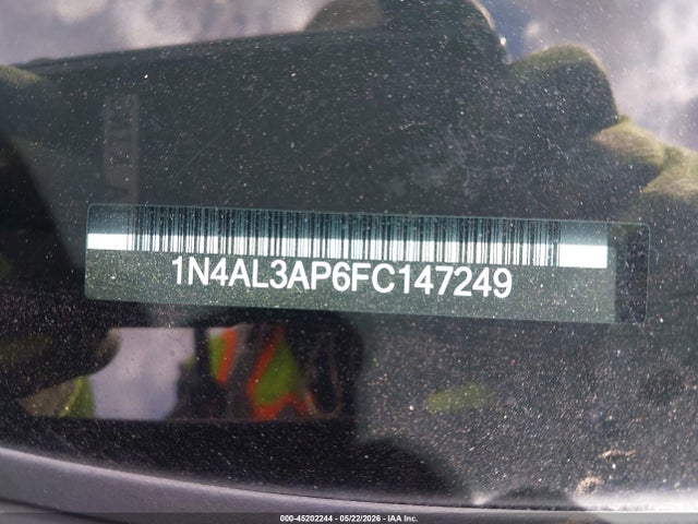 Nissan Altima 2.5 Sl 2015 1N4AL3AP6FC147249 Image 9
