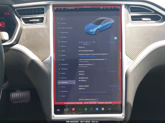 Tesla Model S 100d/75d/p100d 2018 5YJSA1E25JF248382 Image 19
