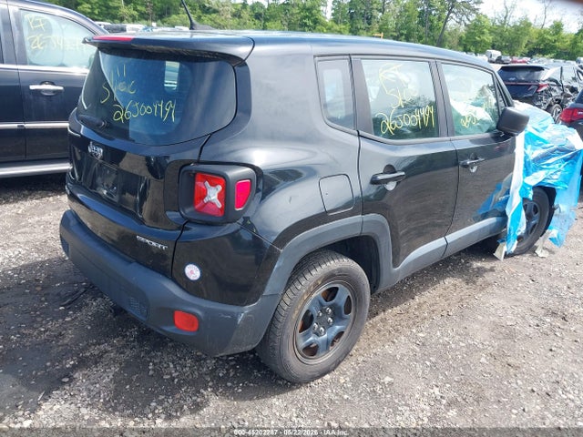 2017 Jeep Renegade Sport 4x4 მანქანა იყიდება აუქციონზე, vin: ZACCJBAB9HPE69924, აუქციონის ნომერი: 45202287