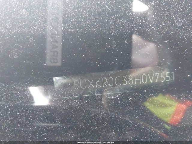 Aukcja sprzedaży 2017 Bmw X5 Xdrive35i, vin: 5UXKR0C38H0V75512, numer aukcji: 45202289
