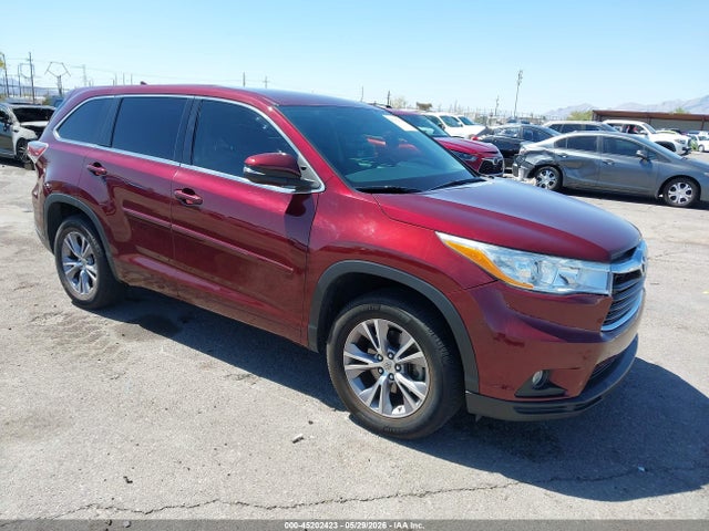 45202423 :رقم المزاد ، 5TDZKRFH4ES011526 vin ، 2014 Toyota Highlander Le Plus V6 مزاد بيع