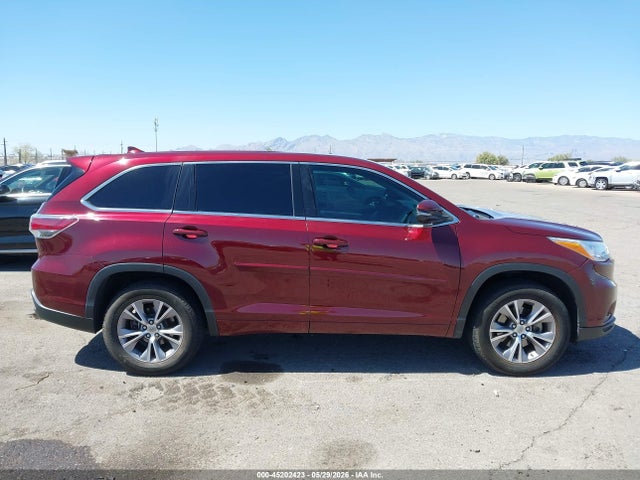 2014 Toyota Highlander Le Plus V6 მანქანა იყიდება აუქციონზე, vin: 5TDZKRFH4ES011526, აუქციონის ნომერი: 45202423