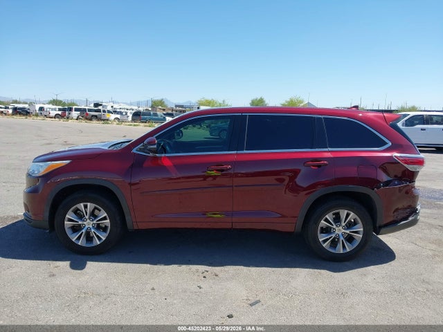 2014 Toyota Highlander Le Plus V6 მანქანა იყიდება აუქციონზე, vin: 5TDZKRFH4ES011526, აუქციონის ნომერი: 45202423