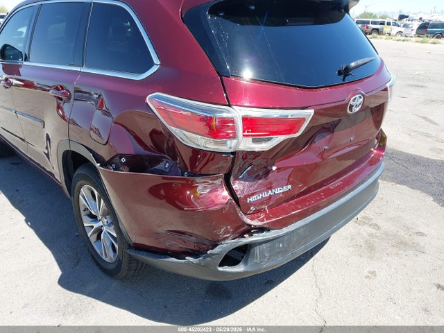 2014 Toyota Highlander Le Plus V6 მანქანა იყიდება აუქციონზე, vin: 5TDZKRFH4ES011526, აუქციონის ნომერი: 45202423