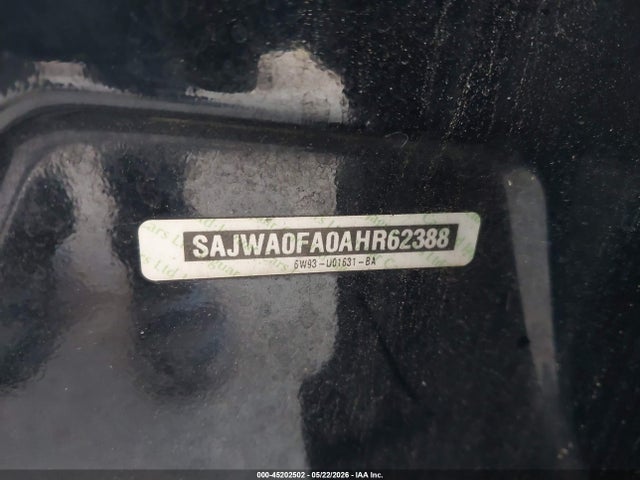 Aukcja sprzedaży 2010 Jaguar Xf, vin: SAJWA0FA0AHR62388, numer aukcji: 45202502