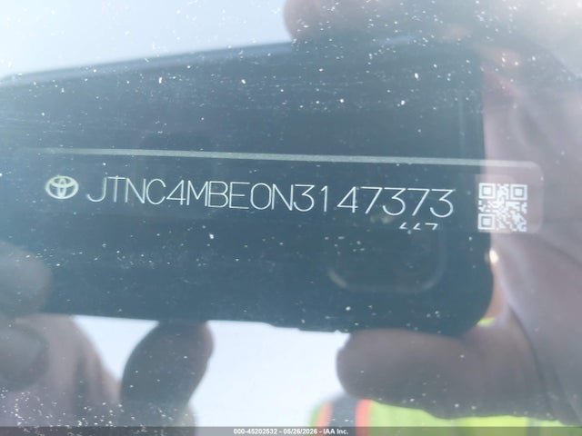 Продаж на аукціоні авто 2022 Toyota Corolla Xse, vin: JTNC4MBE0N3147373, номер лоту: 45202532