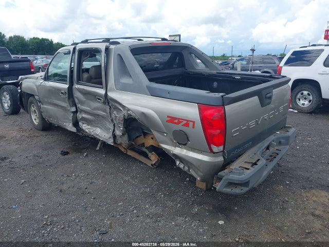 2003 Chevrolet Avalanche 1500 მანქანა იყიდება აუქციონზე, vin: 3GNEK13T03G125812, აუქციონის ნომერი: 45202738