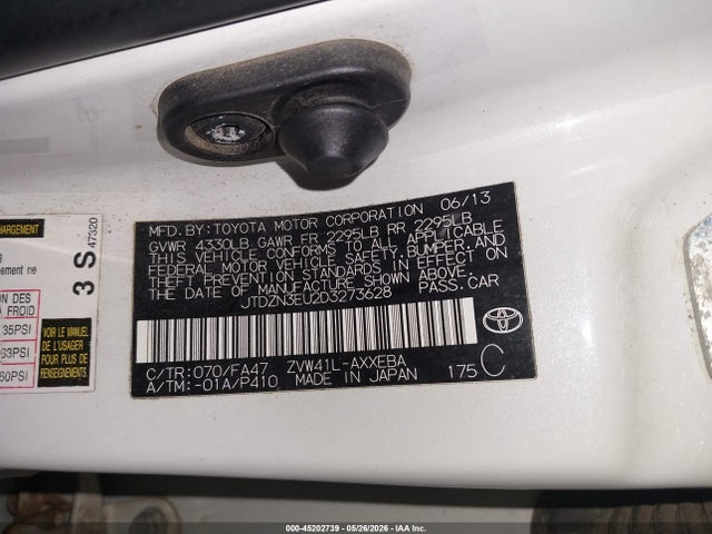 Aukcja sprzedaży 2013 Toyota Prius V Three, vin: JTDZN3EU2D3273628, numer aukcji: 45202739