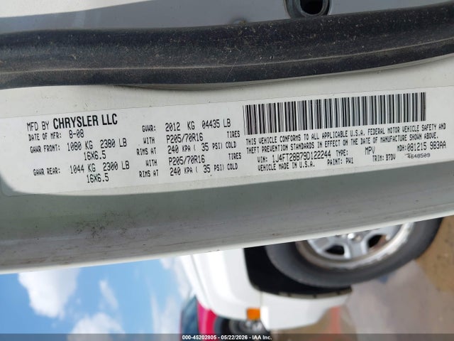 45202805 :رقم المزاد ، 1J4FT28B79D122244 vin ، 2009 Jeep Patriot Sport مزاد بيع