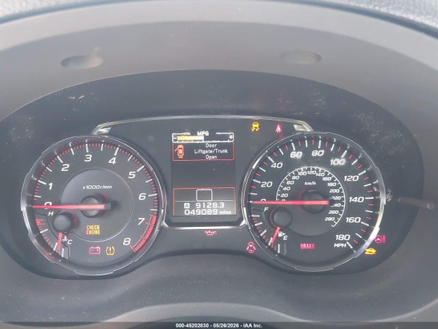 Aukcja sprzedaży 2020 Subaru Wrx Premium, vin: JF1VA1C63L9820524, numer aukcji: 45202830