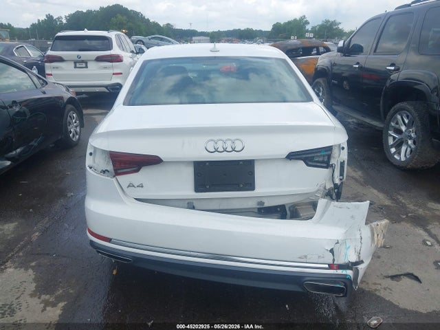 2019 Audi A4 40 Premium მანქანა იყიდება აუქციონზე, vin: WAUGMAF49KA060548, აუქციონის ნომერი: 45202925