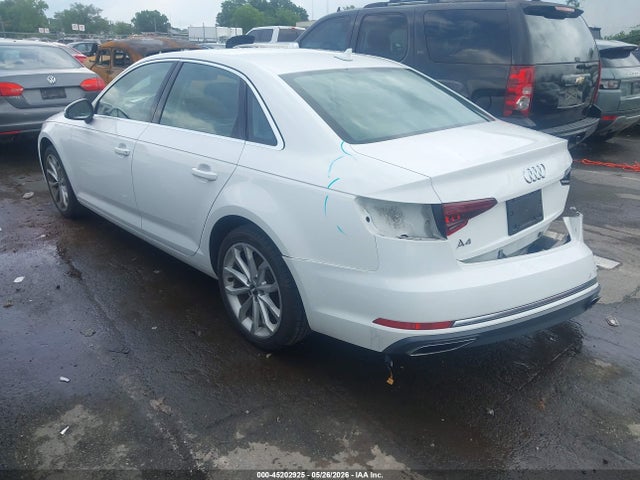 2019 Audi A4 40 Premium მანქანა იყიდება აუქციონზე, vin: WAUGMAF49KA060548, აუქციონის ნომერი: 45202925