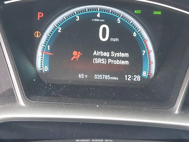 Aukcja sprzedaży 2017 Honda Civic Touring, vin: 19XFC1F91HE018880, numer aukcji: 45202927