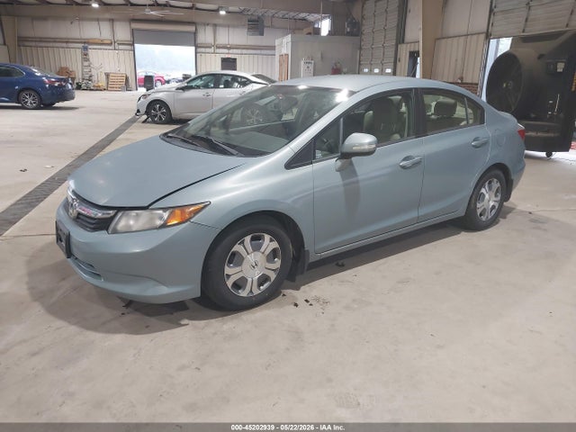 2012 Honda Civic Hybrid მანქანა იყიდება აუქციონზე, vin: JHMFB4F38CS010389, აუქციონის ნომერი: 45202939