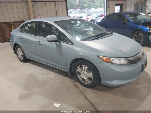 2012 Honda Civic Hybrid მანქანა იყიდება აუქციონზე, vin: JHMFB4F38CS010389, აუქციონის ნომერი: 45202939