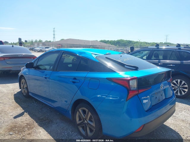 45202955 :رقم المزاد ، JTDKARFU5K3085889 vin ، 2019 Toyota Prius Xle مزاد بيع