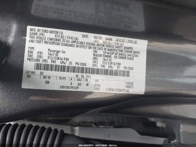 Aukcja sprzedaży 2013 Ford Focus Se, vin: 1FADP3F28DL341230, numer aukcji: 45202973