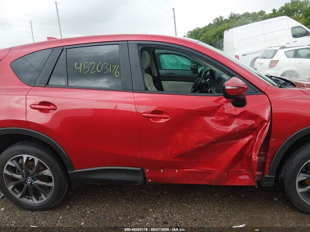 2016 Mazda Cx-5 Grand Touring მანქანა იყიდება აუქციონზე, vin: JM3KE4DY6G0659252, აუქციონის ნომერი: 45203176