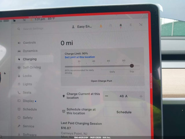 Auction sale of the 2023 Tesla Model Y Awd/long Range Dual Motor All-wheel Drive, vin: 7SAYGDEE6PA062038, lot number: 45203284