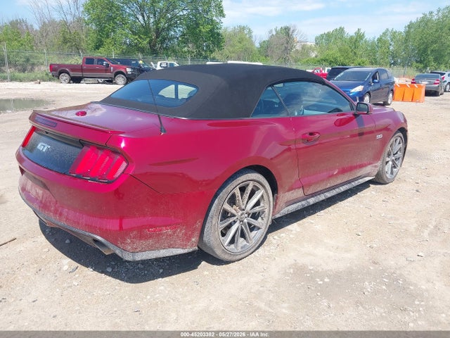 Продаж на аукціоні авто 2016 Ford Mustang Gt Premium, vin: 1FATP8FF2G5238664, номер лоту: 45203382