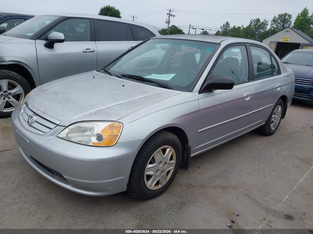 45203534 :رقم المزاد ، 2HGES165X3H550526 vin ، 2003 Honda Civic Lx مزاد بيع
