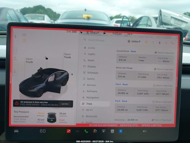 Продажа на аукционе авто 2025 Tesla Model 3 Long Range Rear-wheel Drive/standard Rear-wheel Drive, vin: 5YJ3E1EA3SF908601, номер лота: 45203555