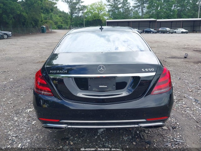 2018 Mercedes-benz Maybach S 650 მანქანა იყიდება აუქციონზე, vin: WDDUX8AB9JA370652, აუქციონის ნომერი: 45203597